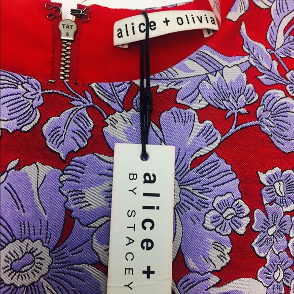 Brand NEW Alice + Olivia Floral Dress - Picture 3 of 3